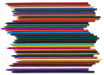 June Gold 36 Uniquely Colored 2.0 mm Mechanical Pencils and a 6 Pack of Gray Kneaded Rubber Erasers