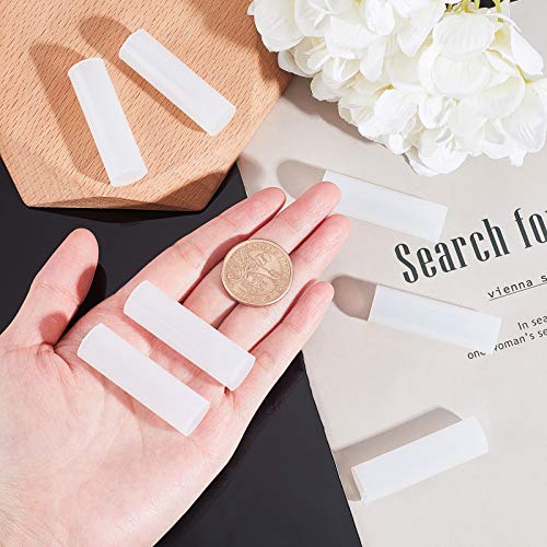 arricraft 10PCS Tube Silicone Molds DIY Resin Craft Clear Resin Casting Molds for DIY Necklace Bracelet Earring Craft Making - color: Clear-Tube