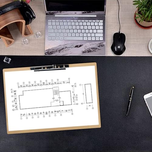 Acocony 11x17 Clipboard Landscape Extra Large Clipboard Hardboard with 8 Inch Jumbo Lever Clip 11 x 17 Clipping Board Log Color Pack of 1