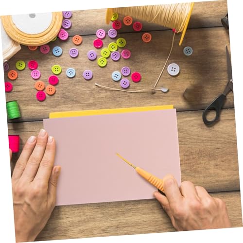 DIYEAH 4pcs Rubber Carving Kit Stamp Carving Blocks Soft Material for Printmaking Stamps Crafts