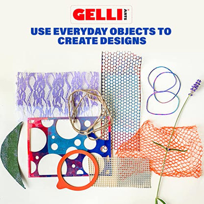 Gelli Arts Gel Printing Plate - 9" X 12" Reusable Gel Printing Plate, Printmaking Supplies, Monoprinting at Home, Arts and Crafts - size: 9" x 12"