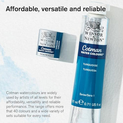 Winsor & Newton Cotman Watercolor Paint, 8ml (0.27-oz) Tube, Intense Phthalo Green - color: Intense Phthalo Green, style: 0.27-oz Tube