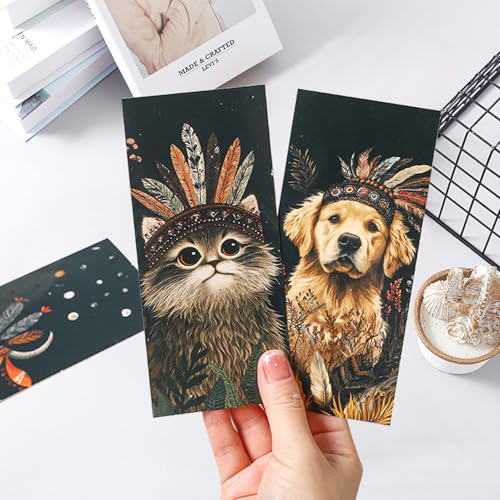 Scratch Art Bookmarks 24 Sheet Making Kit Paper - style: Animal Bookmark II