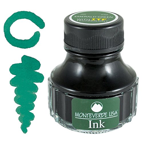 Monteverde USA Ink with ITF Technology, 90 ml Emerald Green (G308GN) - color: Emerald Green, style: 90ml