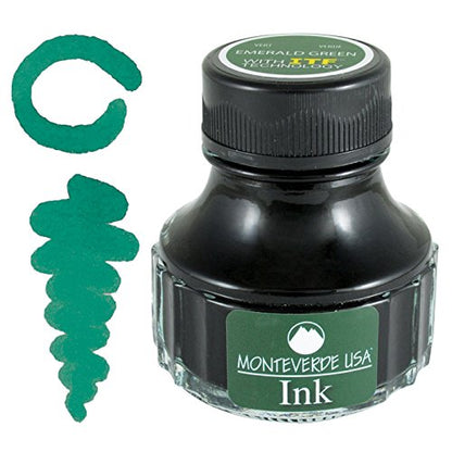 Monteverde USA Ink with ITF Technology, 90 ml Emerald Green (G308GN) - color: Emerald Green, style: 90ml