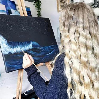 Canvas Roll 0.57x5M White Black Cotton and Linen Blend Canvas Roll,Blank Canvas Oil Painting(Black 0.57x5M) - size: Black 0.57x5M