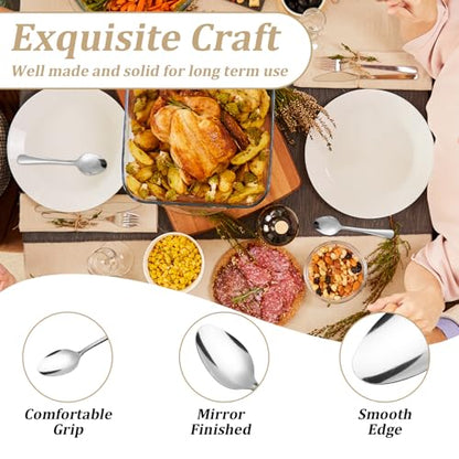 120 PCS Teaspoons Set - Windsor Stainless Steel Tea Spoons 5.9 Inch with Dishwasher Safe Small Spoons,Metal Dessert Spoon,Dinner Spoon Silverware for Home,Kitchen or Restaurant - size: 120PCS Tea Spoon