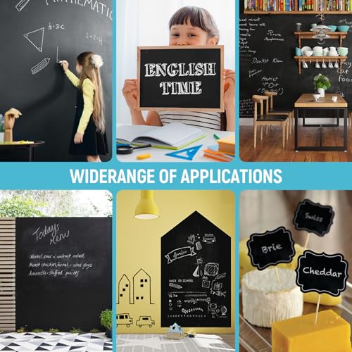 Chalkboard Paint Black Chalk Board Touch Up Paint for Wood, Metal, Glass, Wall, Plaster Boards Sign, Frame Any Surface Black Matte Finish, Acrylic Non-Toxic, Quick-Dry 30ml, 1.5oz - color: Matte Black, size: 1.5 Fl Oz (Pack of 1)