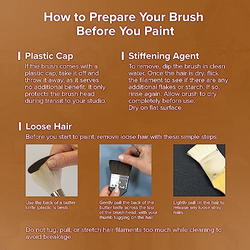 Silver Brush Limited 8036-MD Silver Jumbo Landscape Oval Paintbrush for Oil, Acrylic, Heavy Body Paints, Gesso & Grounds, Varnish & Top Coat, Size MD, Short Handle - size: Medium