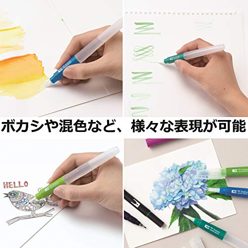 Tombow Pencil WB-ME Water Brush, Medium Brush
