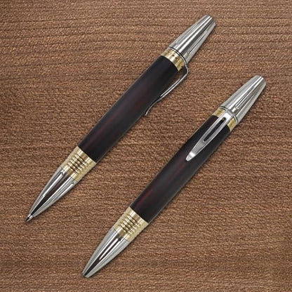 Dr. Metalleung Smooth - Writing Gel Pen: Click Mechanism Stainless Steel Retractable EDC Lightweight Pen - Refillable, Ideal for Precise Note - taking & Gifts - style: French