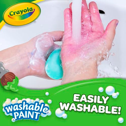 Crayola Washable Paint For Kids - Black (1 Gallon), Kids Arts And Crafts Supplies, Non Toxic, Bulk - color: Black