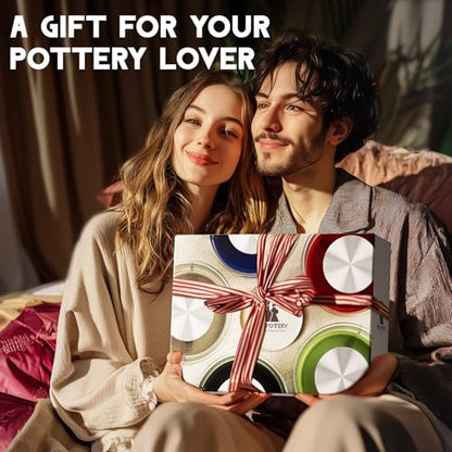 Pottery Wheel for Kids Adults and Beginners - Complete Pottery Set for Teen with 6" Turntable, 2.2lb Clay, Art Supplies Sculpting Tools, Craft Gifts for Teens Adults (Grey) - color: grey