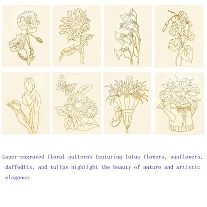 Piatoeke 16PCS 5.9×4.7in Unfinished Wood Craft to Paint, Fun Things to Paint and Hang,Wooden Flower Cutouts Board for Kids Painting DIY (Flower) - color: Flower
