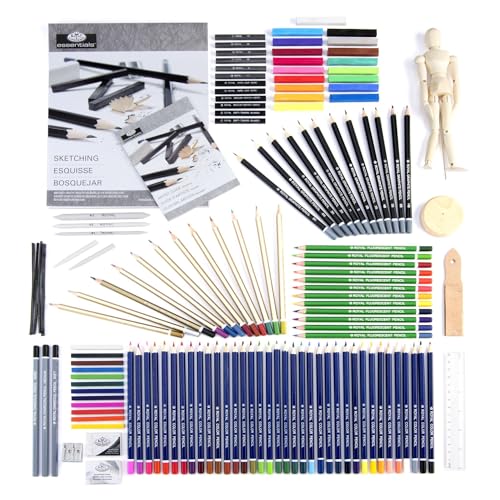 Royal & Langnickel Premier Sketching and Drawing Deluxe Art Set, 134-Piece