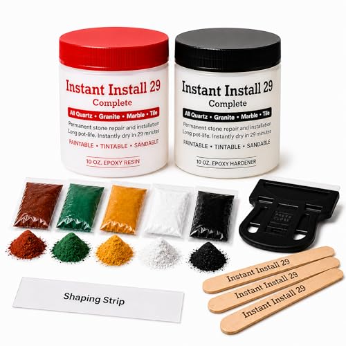 II29 Complete 20 oz. Stone Kit. Chips, Cracks, Rebuilds. EZ-Tint 5-Pack - size: 20 oz Kit