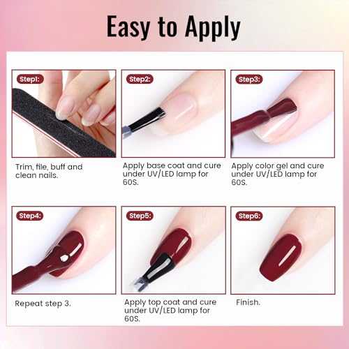 JODSONE Gel Nail Polish Kit with U V Light 32 Colors Gel Polish Nail + 4 Functional Adhesive Bottles Kit Soak Off Manicure Tools Gifts for Women - color: classic series
