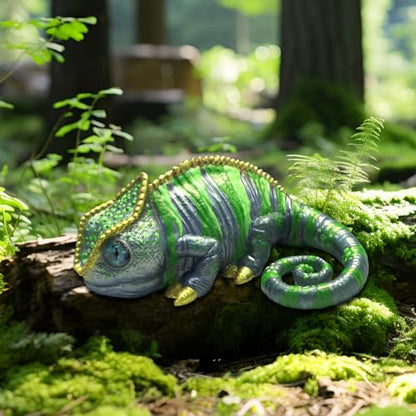 Lizard Resin Silicone Mold Chameleon Animal Epoxy Casting Kit Palm Size - color: Chameleon