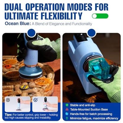 Bundle Two-Sided UV Light and Resin Sanding and Polishing Kit