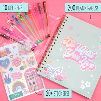 STMT D.I.Y.Journal Set, Stationary Kit with Notebook for Writing and Drawing, DIY for Girls Ages 8+, Sketch & Journal - style: Sketch & Journal Set