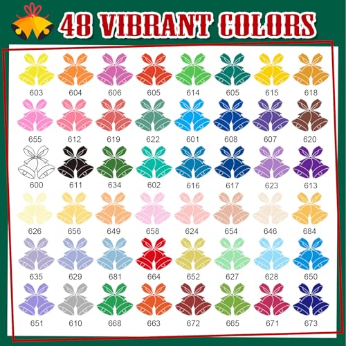 Amamao Acrylic Paint Markers, Soft Brush Tip Pens and Markers, Acrylic Paint Pens for Wood, Stone, Canvas, Glass, Fabric, Egg, Rock Painting and DIY Crafts Art Supplies (48) - style: 48 BOX