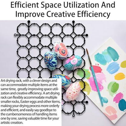 20 Pcs Craft Drying Rack, Eggs Drying Rack, Rock Drying Rack for Classroom Crafts Rocks and Egg Painting Perfect for Painting DIY Crafts and Other Small Arts and Crafts