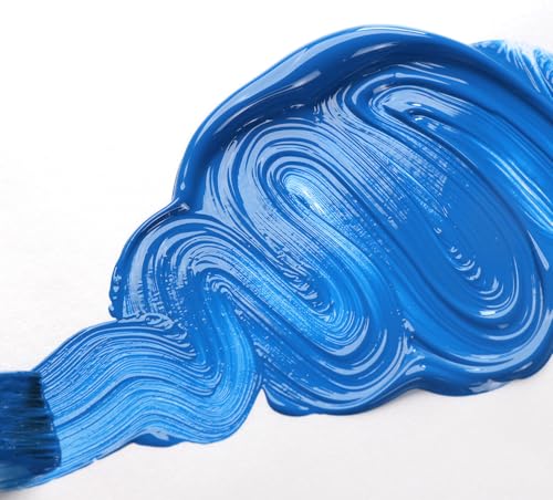 GOLDEN OPEN Slow-Drying Acrylics, Cerulean Blue Chromium, 2 fl oz. tube, Professional Acrylic Paint, Semi-Transparent - color: Cerulean Blue Chromium, size: 2 Fl Oz (Pack of 1)