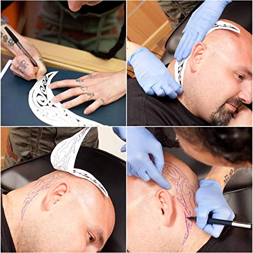 100 Sheets Tattoo Transfer Paper, Tattoo Stencil Kit 8 1/4" x 11 3/4"