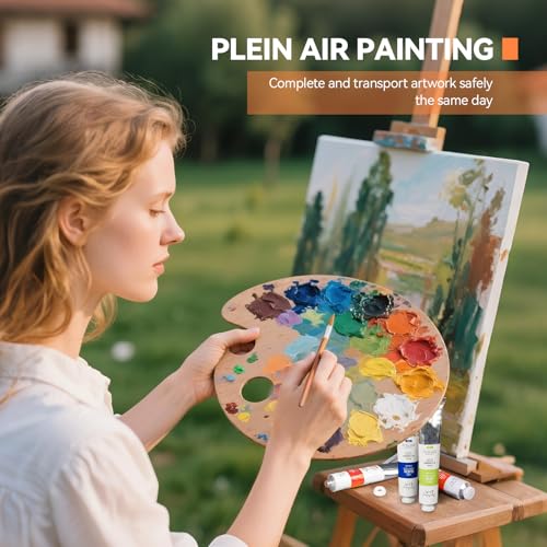 Paul Rubens Oil Paint 38 Bright Colors High Saturation, 50ml Large Capacity Tubes, Faster Drying Time with Creamy Texture and Consistency for Artists, Adults, Beginners Oil Painting Supplies - color: 38 Colors Kit
