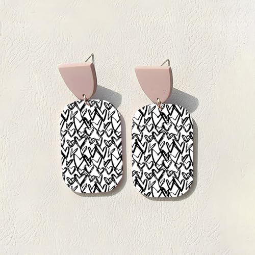 Polymer Clay Transfer Paper, 20 Pcs 4 Design Floral Hearts Bookshelf Pattern Shape Water Soluble Transfer Sheet for Polymer Clay Earrings Jewelry Making Disposable Stickers DIY Crafts 5.82X3.93 in - color: 4 Pattern Sets