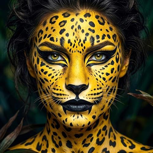 Yellow Face Paint Stick Waterproof Eye Black Smooth SmudgeProof Body Paint High Pigment for Sports Events Halloween SFX Makeup Sun Creature Cartoon Hero and Bright Character Looks - color: Yellow
