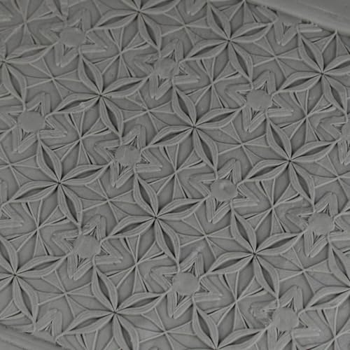 Lattice Bloom Clay Texture Roller 4" for Polymer Clay - color: Lattice Bloom Roller