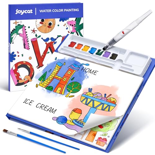 JoyCat Paint with Water Coloring Books for Toddlers, Watercolor Painting Sets for Kids Ages 3-5 4-8, Arts and Crafts Drawing Activities Toy Birthday Gifts for Boys Girls (Alphabet) - style: Alphabet