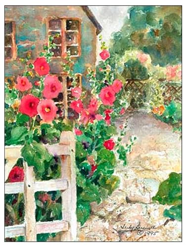 Leanin' Tree The Art of Judy Buswell Floral Greeting Variety for Birthday Cards and Birthday Card Messages, Garden Watercolor All Occasion Set of 20, Includes Cards for All Occasions