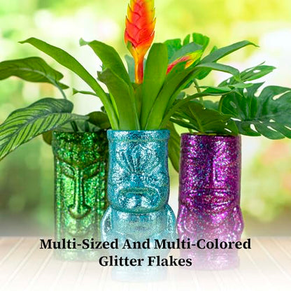 DecoArt Galaxy Glitter Acrylic Paint Set – 9 Bottles (2 fl oz) – Bright Multicolor Glitter Paints for Crafting, Art Projects & Creative DIY Crafts - color: Multicolor Glitter