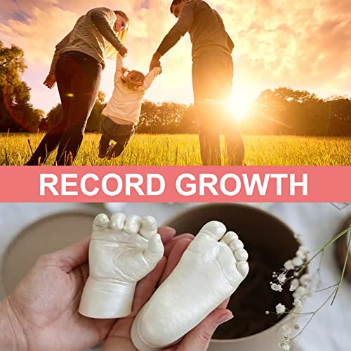Ochine Hand Casting Kit Couples Mold Keepsake Hands Casting Kit DIY Plaster Statue Alginate Molding Powder Kit Hand Holding Craft Gift for Adults Baby Family Wedding Anniversary Holiday Activities