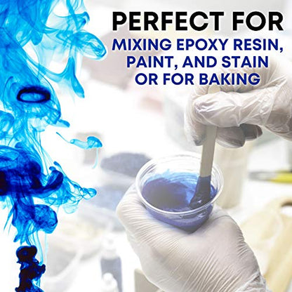 [Case Pack - 1000ct] 8oz Disposable Graduated Cups for Mixing Epoxy Resin - Measurements in mL and Oz - Multipurpose Reusable Paint, Epoxy, Stain, Liquid Mixing Cups