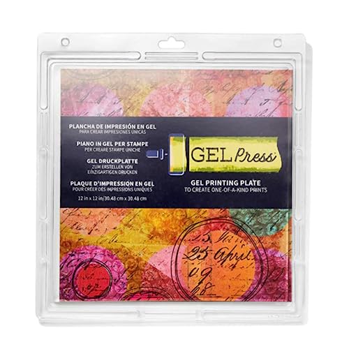 Gel Press 10803 Monoprinting Plate, 12" x 12" - size: 12" x 12"