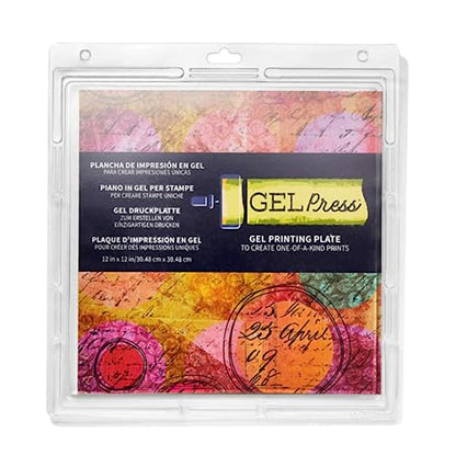 Gel Press 10803 Monoprinting Plate, 12" x 12" - size: 12" x 12"