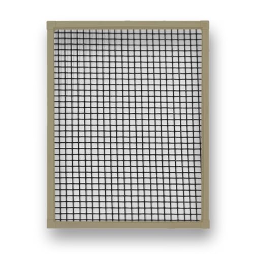 Metro Screenworks Custom Window Screens Fully Assembled and Ready to Install - Window Screen Replacement for House, (Gold) Pre-Framed Mesh Replacement Window Screens, Home, Patio, & More - color: Frame Color - Gold