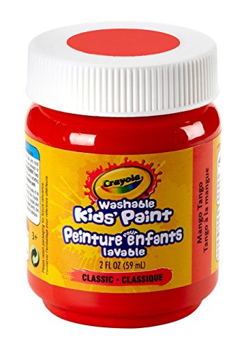 Crayola Washable Kids Paint, 2 oz, Mango Tango - color: Mango Tango