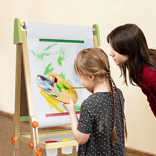Joyooss Easel Paper Roll 15” x 984” (82’), Arts and Crafts Drawing Paper Roll of Paper for Painting Kids Easel, Coloring Art Paper, White Paper Roll of Crafting Activity Projects Supplies - size: 15 Inch 1 Roll