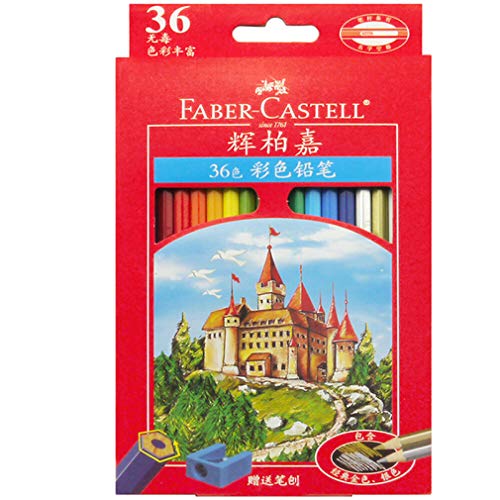 professional painting oil colored pencil, 36 color box, not easy to break lead