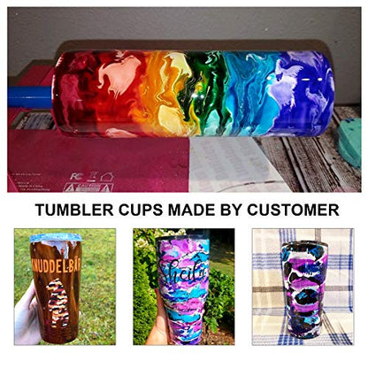 LET'S RESIN Concentrated Alcohol Ink Set, 26 Vibrant Colors (Each 0.35oz) | Alcohol-Based Resin Ink, Alcohol Paint Resin Dye for Resin Art, Tumblers, Resin Epoxy