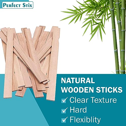Perfect Stix - PS 12'' CRAFT/ PAINT PADD/STIR 100CT 12'' Premium Grade Craft Wood,Paint Paddles/Stirrers 100ct - color: 12" Paint Paddles