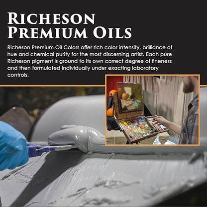 Jack Richeson & Co, Shiva Series Oil Paint Set - Introductory Set 6 Colors