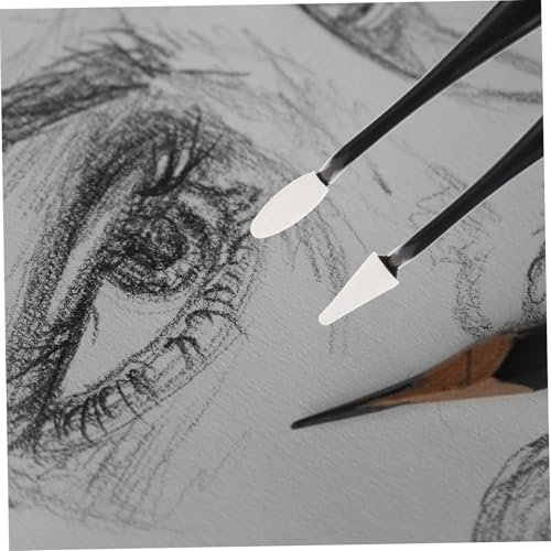 Lurrose Art Sketch Wipe Tools Set for Students 8-Piece Sketch Erasers and Kneaded Erasers Drawing Sponge Pad for Charcoal and Pencil Artwork
