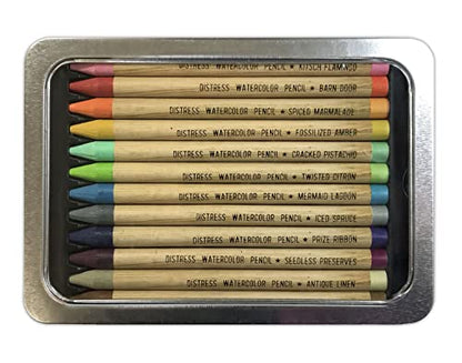 Tim Holtz Distress Watercolor Pencils Set 1, 2 and 3-36 Woodless Watercolor Pencils