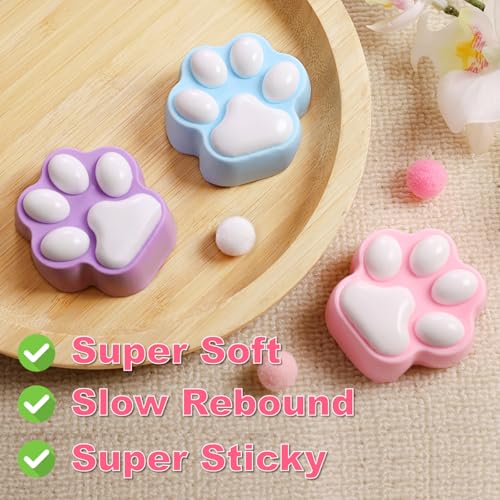 MUBYOK 17.64oz Liquid Silicone Taba Squishy Starter kit-DIY Your Own Super Soft FuFu Squishies with 1:1 AB Rubber Squishy,Cat Paw & Hamster Molds-Stress Relief Gifts for Beginners & Adults