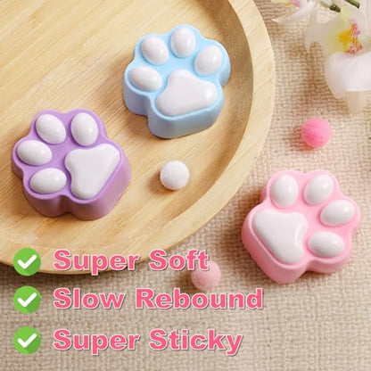 MUBYOK 17.64oz Liquid Silicone Taba Squishy Starter kit-DIY Your Own Super Soft FuFu Squishies with 1:1 AB Rubber Squishy,Cat Paw & Hamster Molds-Stress Relief Gifts for Beginners & Adults
